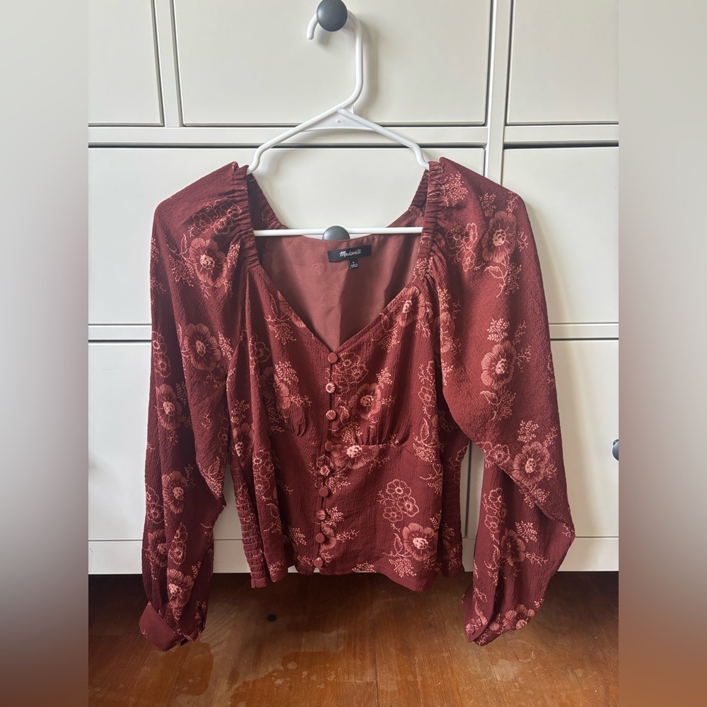 Madewell Buttoned Blouse - Picture 1 of 2